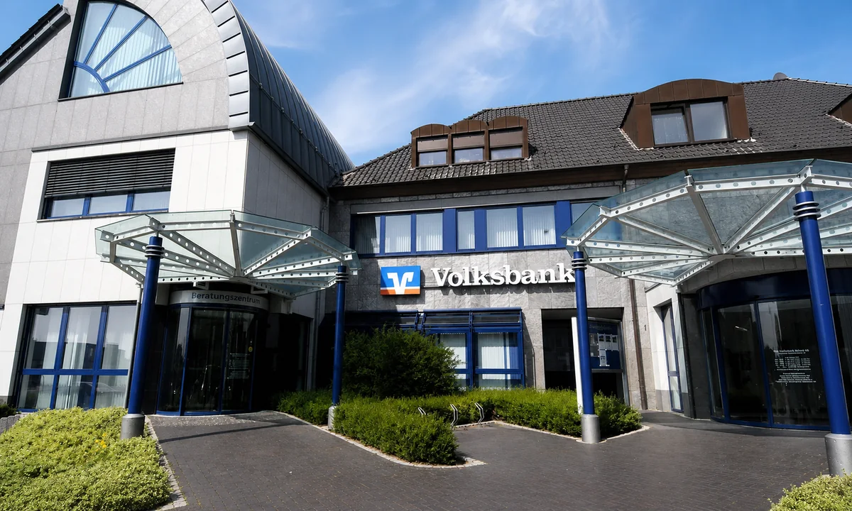 Hauptstelle der Volksbank Bönen eG an der Bahnhofstraße